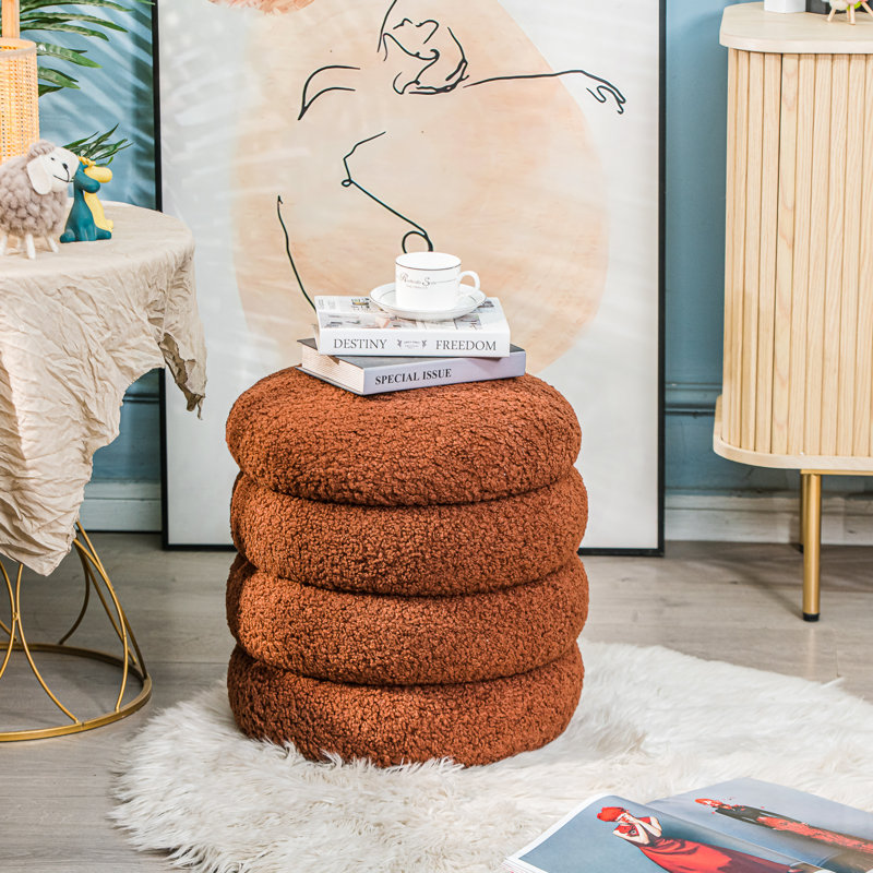 Pouf Brunk, Boucle terre cuite