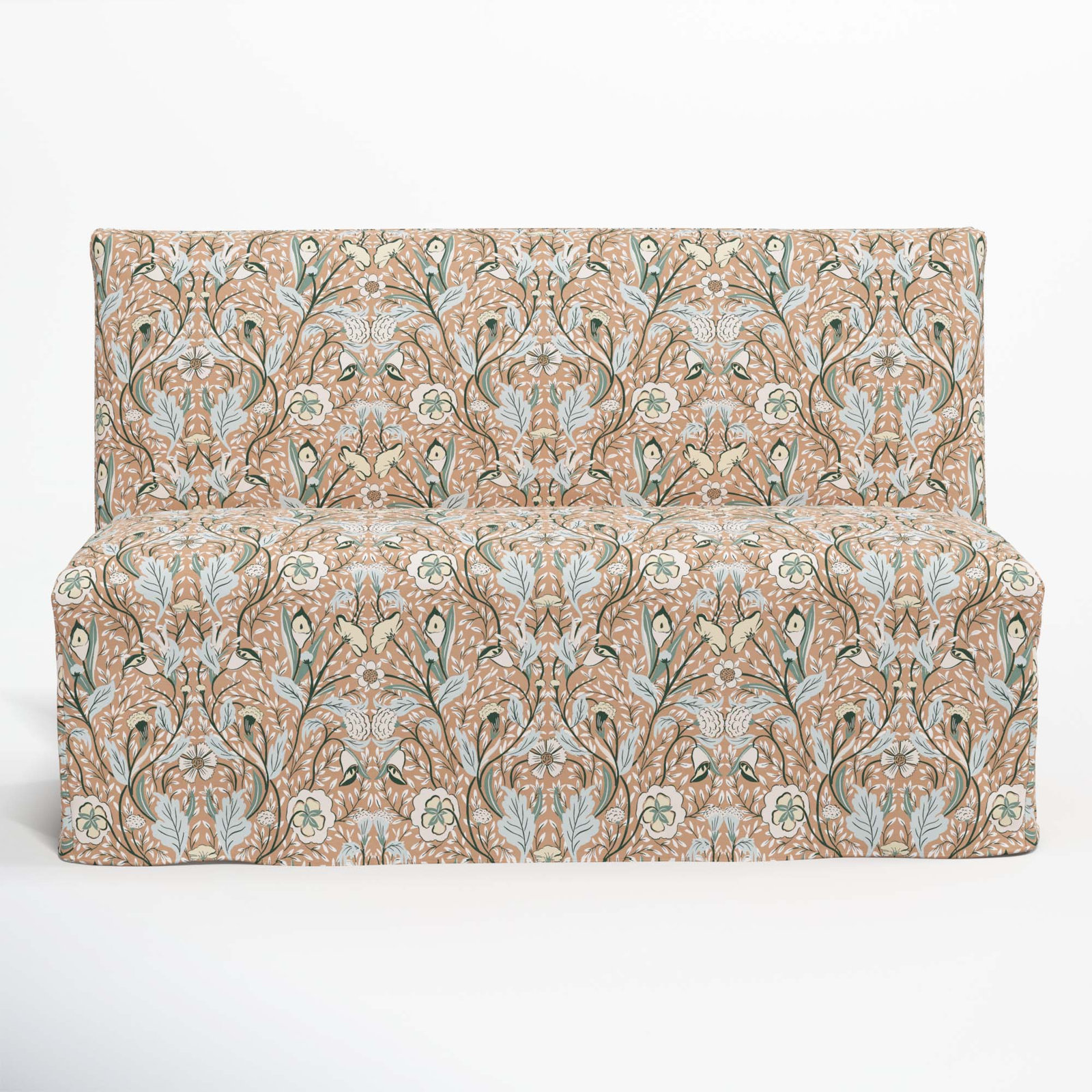 Silvia Bench, Morris Botanical Peach