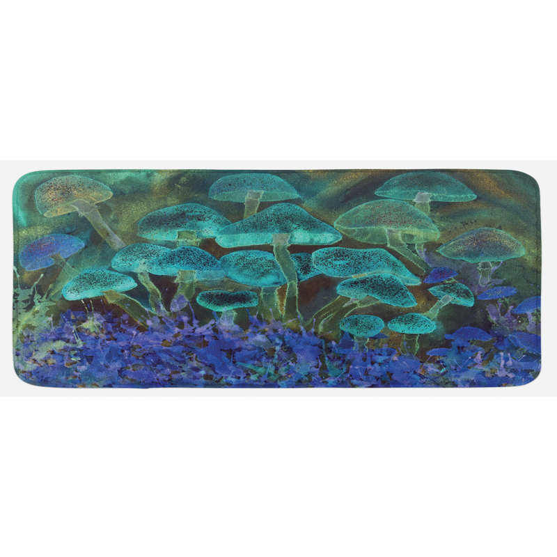 Rustic Polyester Kitchen Mat