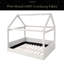 Full Size Upholstered House Daybed With LED Light Strips-159153602