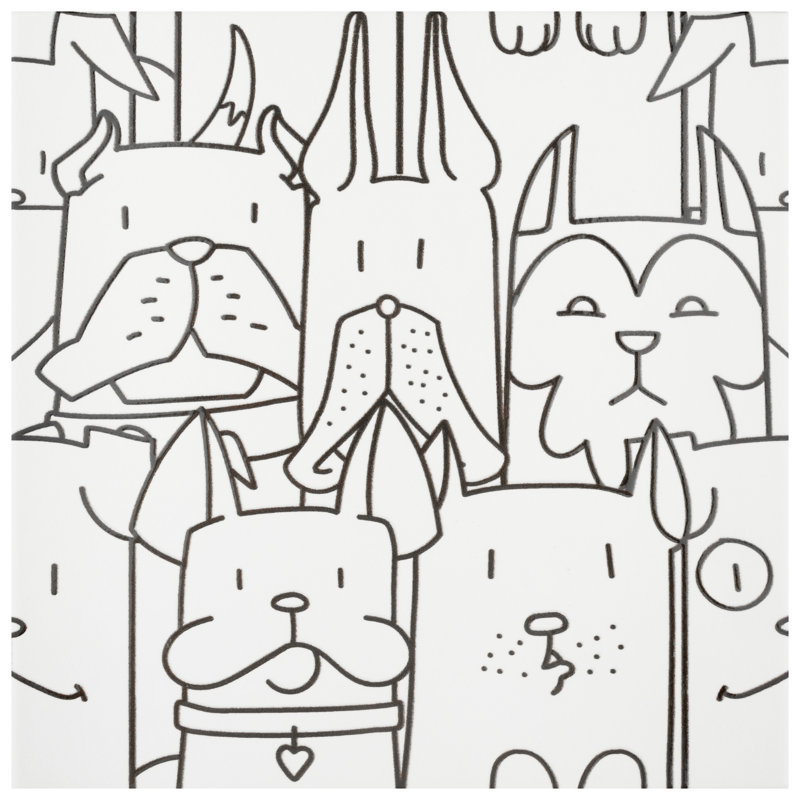 Merola Tile Oh My Dog 10