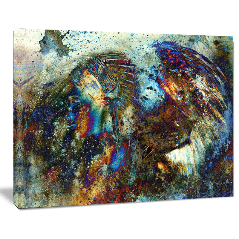 " Lion ", 30" H x 40" W x 1" D