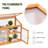 35.4" W x 14.6" D 2-Tier Wooden Cold Frame Garden Greenhouse-78635594
