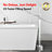 SUMERAIN High Flow Floor Mount Bathtub Faucet with Handheld Shower, 360° Swivel Waterfall Spout Free Standing Tub Filler, Chrome-120766979