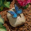 Butterflies on Rocks Papilio Ulysses Statue
