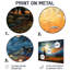 Ensemble d'art mural «The Swaying Cypress Pointillism II - Van Gogh»-928026682-928026686-928026687