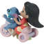 Figurine Precious Moments Disney Lilo et Stitch chevauchant un tricycle 4,54 pouces