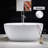 Ember 59'' x 32'' Soaking Acrylic Bathtub-100500624-50499931