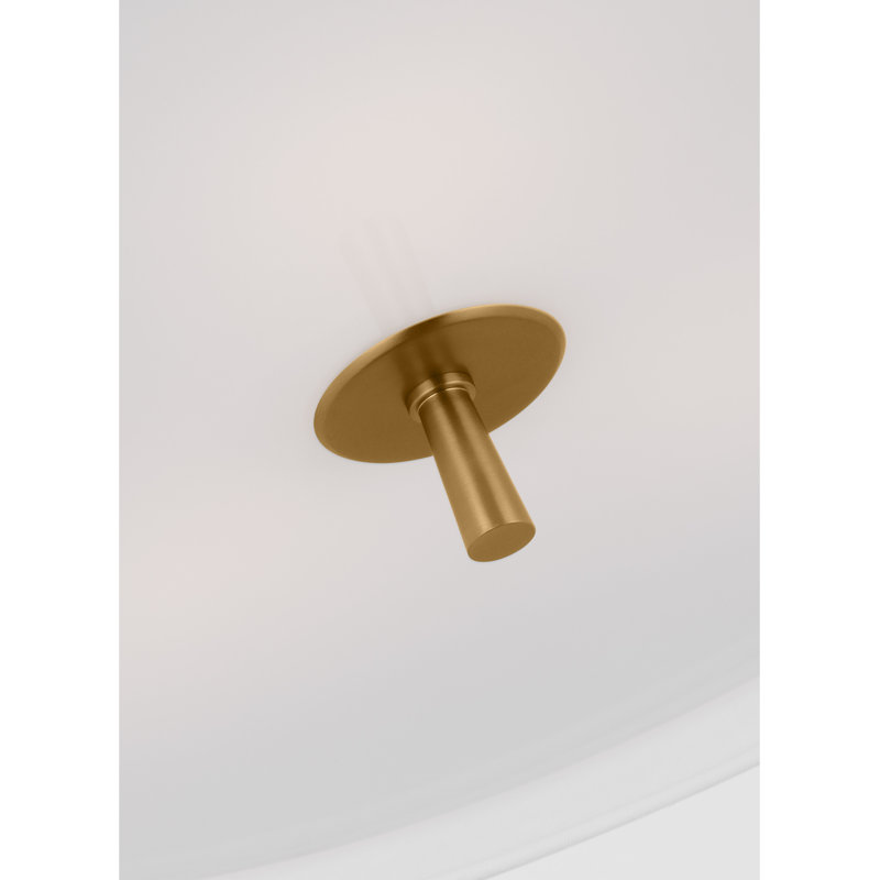 Plafonnier encastré en tissu Daquavion, H 9,5 po x l 19 po x P 19 po