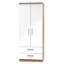 Fully Assembled Vanleer Contrast 2 Door Wardrobe-1968346408