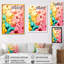 «Pink Cubist Marine Exploration II» - art mural corail-83137634-83137633