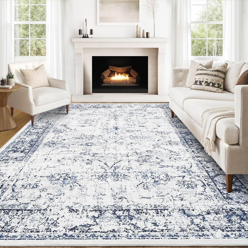 Tapis de couloir lavable, antidérapant, tapis rétro, velours perlé délavé, pliable, doux, salle de bain, buanderie, vestibule.