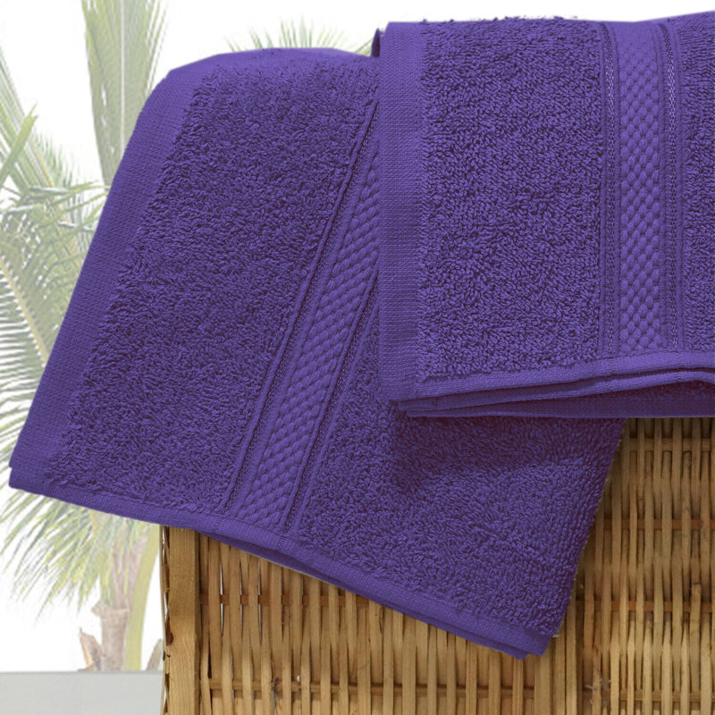 Dezyre Supper Soft Hand Towel, Purple