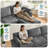 130" Modular Sectional Sofa With Storage, Oversized L Shape Convertible Cloud Sofa Sectional Couches For Living Room Comfy Chenille Deep Seat Couch With Chaise-856665626