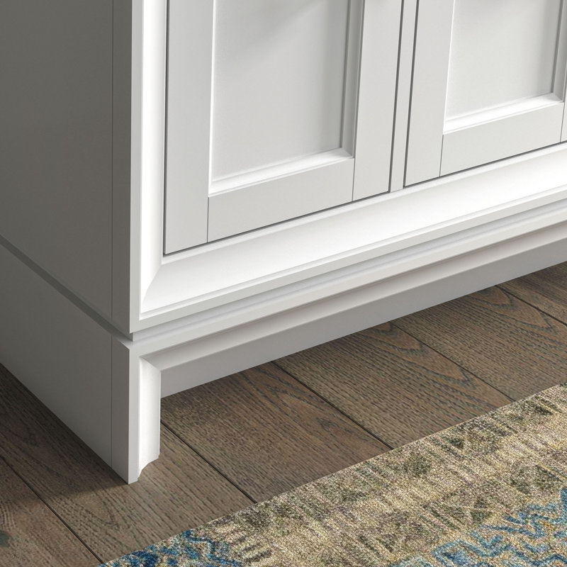Anahem 48" Single Bathroom Vanity Set, White, 8" Widespread