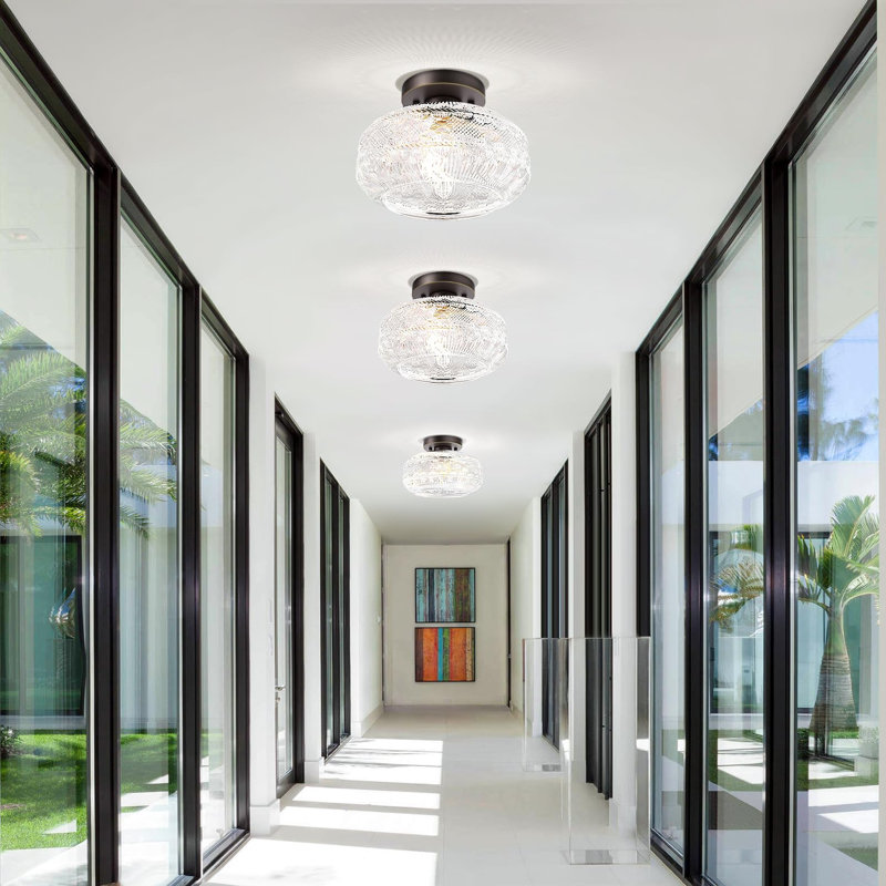 Lustre Gredmarie, Bronze, Clair, H 6,88 po x l 9,38 po x P 9,38 po