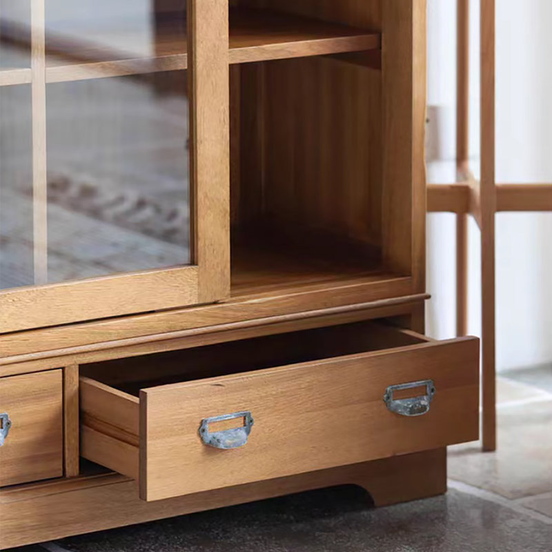 Buffet de cuisine en verre massif