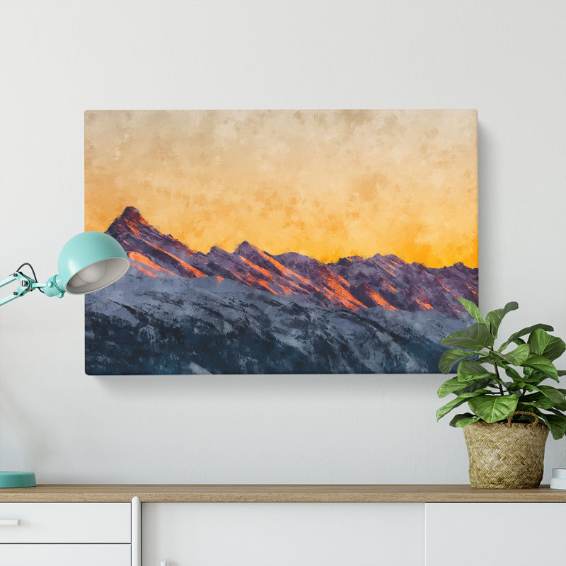 Mountain Colours - Wrapped Canvas, 35cm H x 50cm W x 3cm D