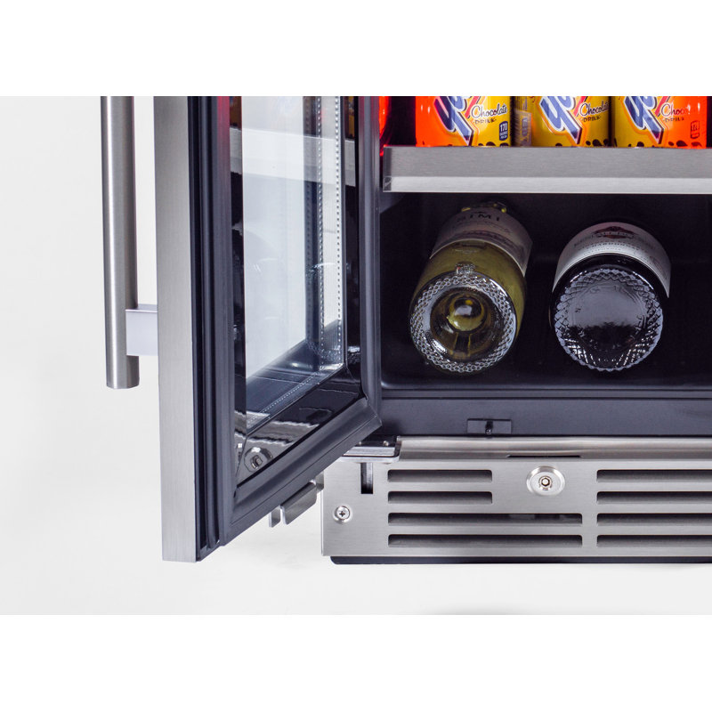 XO Appliance 30'' width 34 Bottle and Can Single Zone Freestanding Wine & Beverage Refrigerator