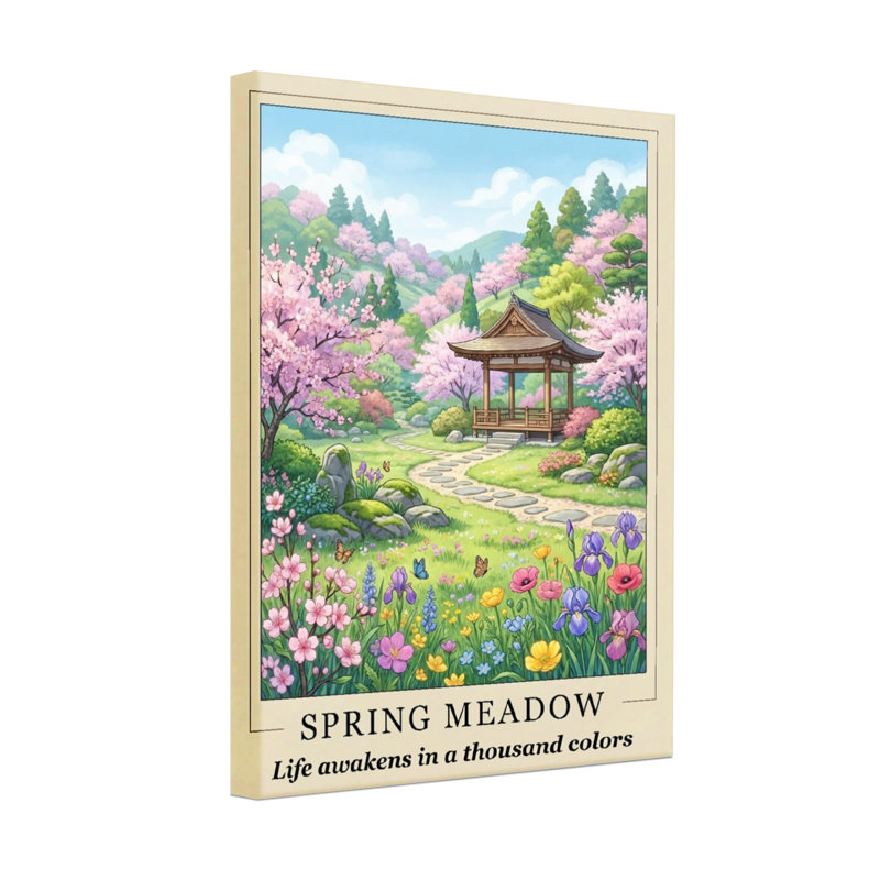 Paysage et nature paysage de jardin printanier, H 18 po x l 12 po