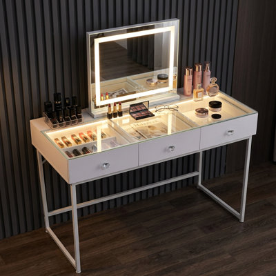 Ailse Dressing Table with Mirror