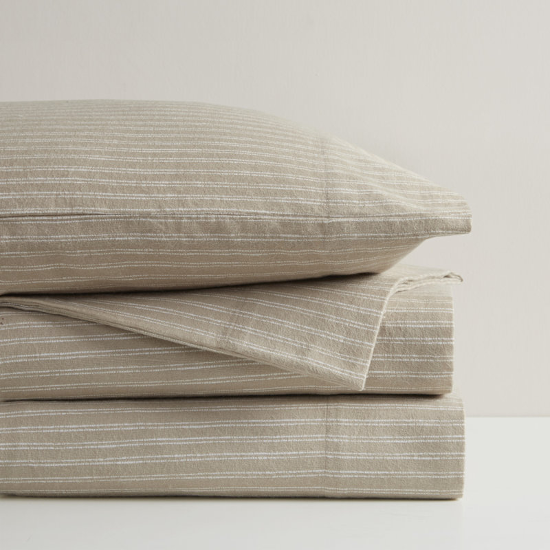 Ensemble de draps 100% coton Cozy, Ensemble de draps pour grand lit avec 2 taies d'or, Noir / flocons de neige