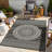 Indoor/Outdoor Anthracite Area Rug, 5 Ft. 3 In. X 7 In., Sunshine Gchar2017, Polypropylene, Stain , For Cabanas 5.25 7.25 Indoor-Outdoor Outdoor Lounging-74585689