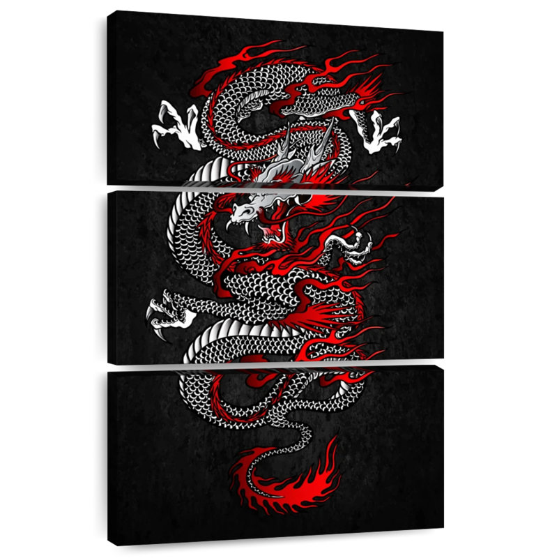 Brampt Mighty Asian Dragon, H 32 po x l 20 po