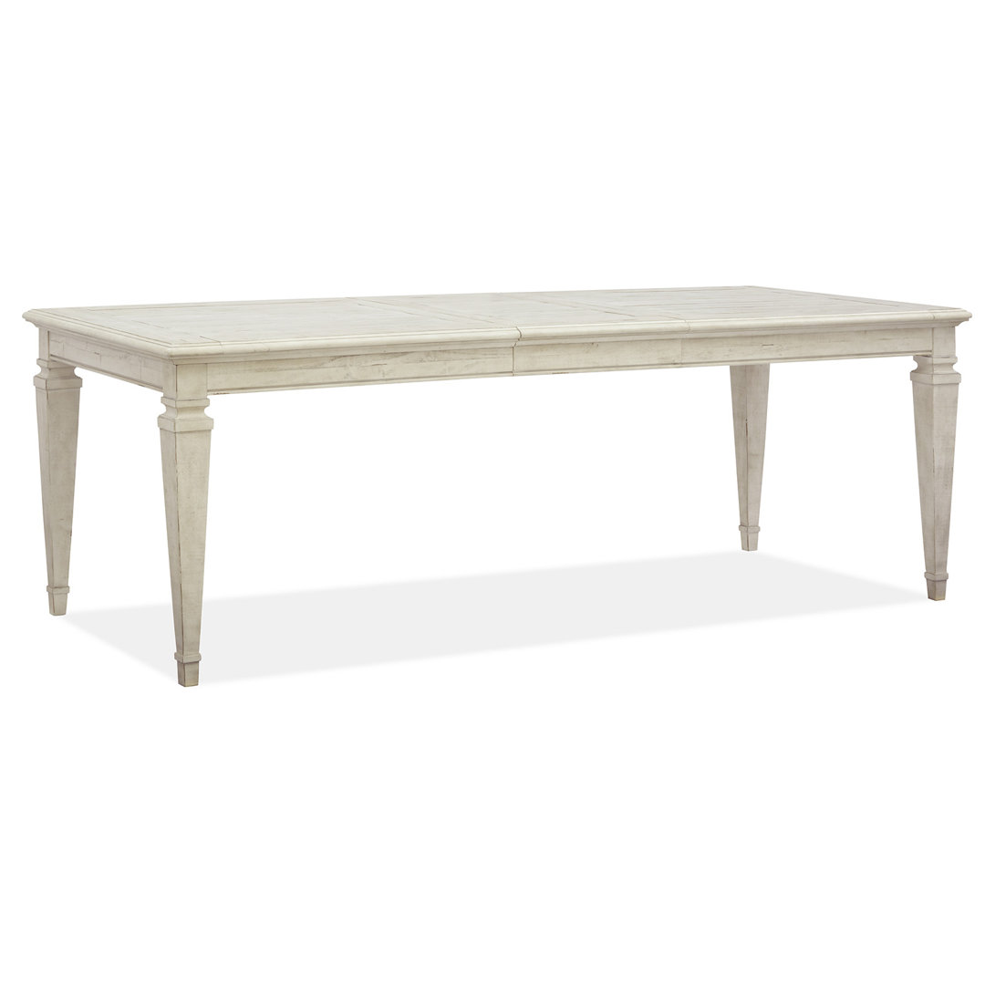 Lacandice Extendable Pine Solid Wood Base Dining Table Canora Grey