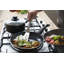 GreenChef Soft Grip Aluminium Non-Stick 3 Piece Saucepan Set with Lids