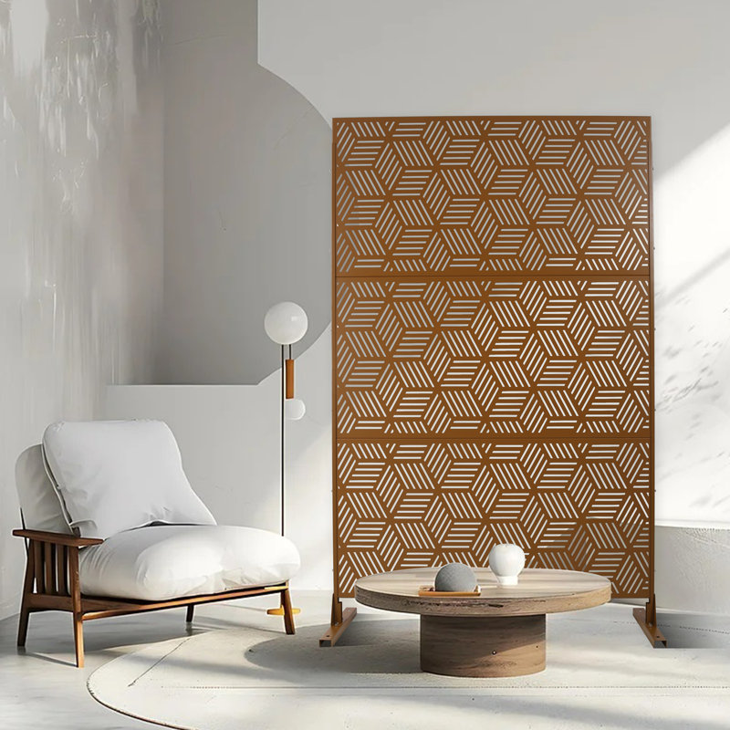 Écran d'intimité pour l'extérieur et l'intérieur, Brun