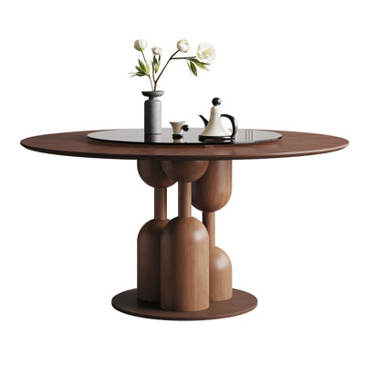 Handcrafted Large Oak Dining Table, Modern Japanese Design For Home & Restaurant