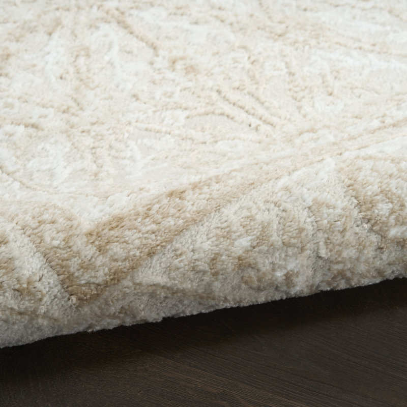 Lafever Cream Beige Vintage Indoor Rug, Rectangle 4' x 6'