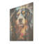 Bernese Mountain Majesty - chien, art mural sur bois de pin naturel-259343705