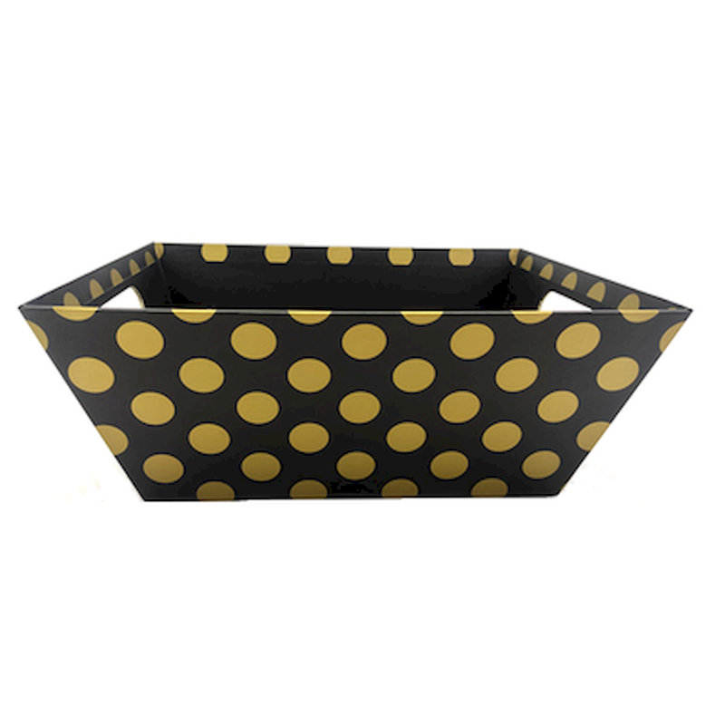 Panier en carton / papier fabriqué à la main