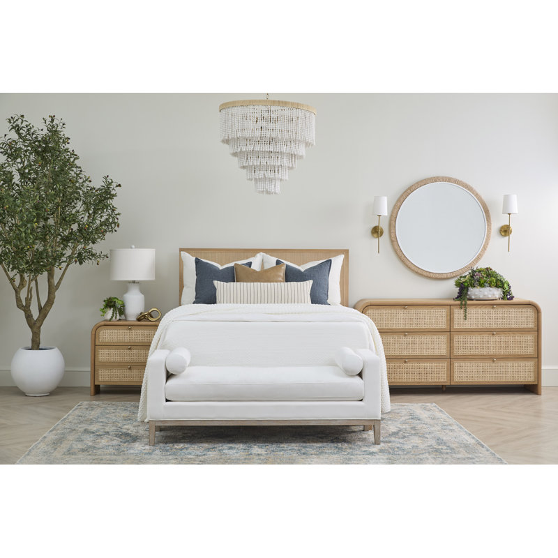Lawrey Fabric Upholstered Bench
