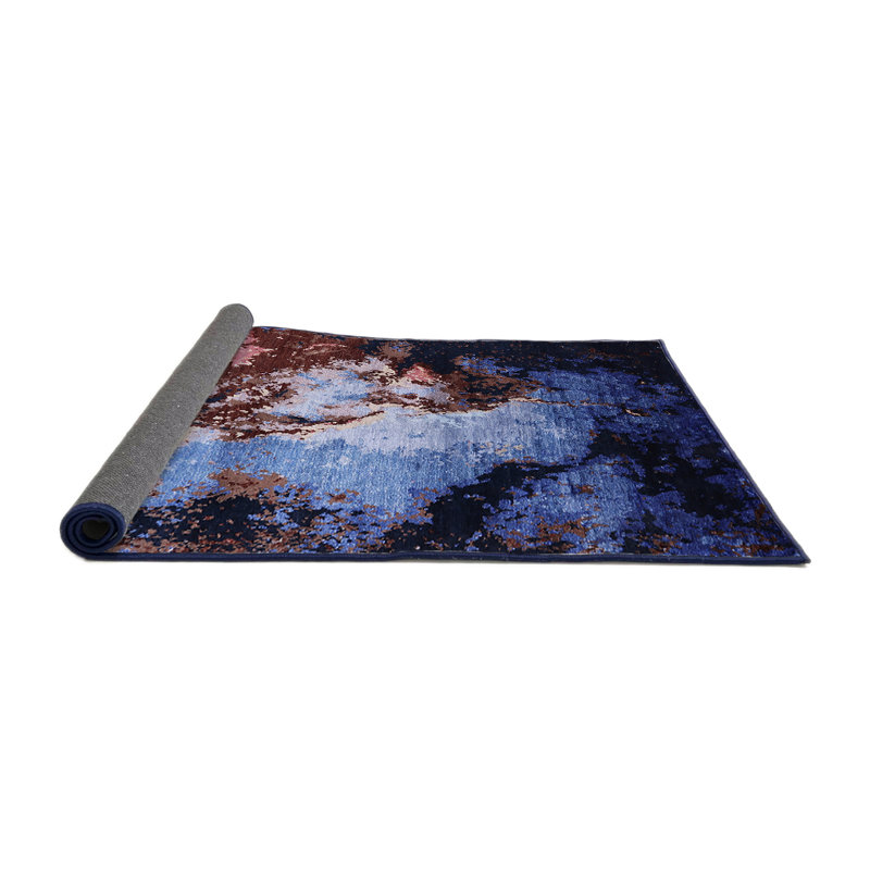 Abstract Indoor Rug, Round 5'