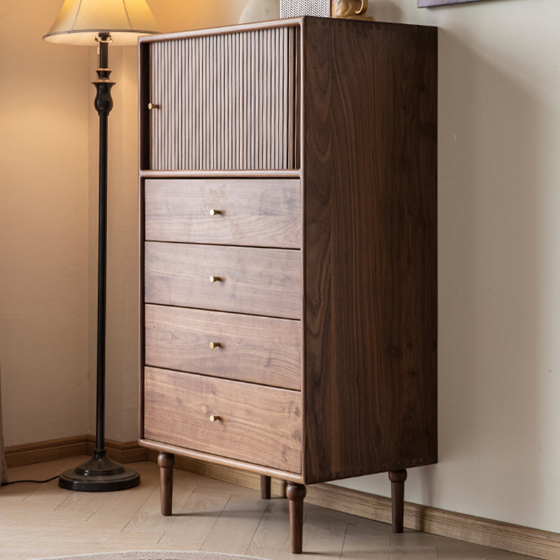 Buffet en bois de noyer massif