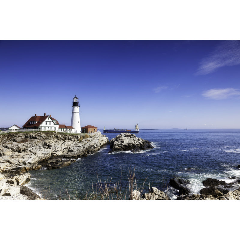 Portland Head Lighthouse, Maine by Catlane - Wrapped Canvas Print, 20cm H x 30cm W