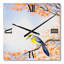 Horloge murale oiseau sur une branche en fleurs II-1107607003