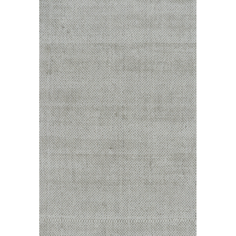 Rug & Kilim’S Oversized Textural Rug In Gray And White Tones & Striae