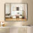 Rafuse Accent Mirror High-Strength Tempered Glass and Aluminum Alloy Framed French Cleat Mounted Wall & Bathroom Mirror 3-Year Warranty-1831677966-1831677960