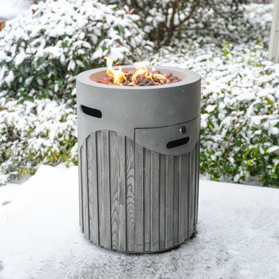 Carterville Round Propane Fire Pit