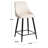 Kelsey Upholstered Counter Stool with Metal Frame-1463957477