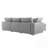 L-Shaped Modular Sofa With Reversible Chaise