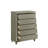 Eraldo Wood Vertical Chests In Silver