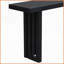 U_STYLE Table basse en placage de chêne avec formes latérales uniques - plateau spacieux pour le salon et amp; Hall d'entrée, assemblage facile-1726082052