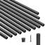 Balustrades d'escalier en métal, paquet de 101 broches en aluminium avec vis / capuchons de rail-111031281