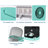 26 Lb.Daily Production Bullet Ice Countertop Ice Maker, Self-Cleaning Ice Makers-78609289