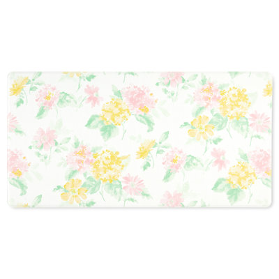 Tapis de cuisine réversible à motif floral marguerite Martha Stewart